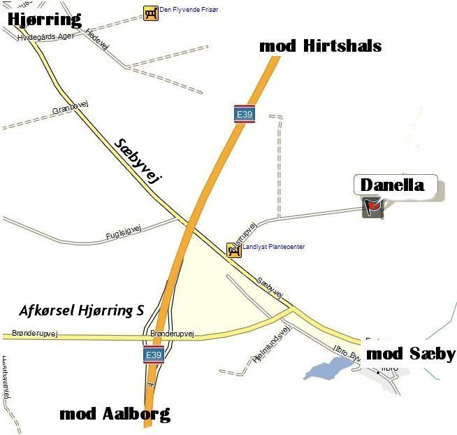 Vejviser til Danella